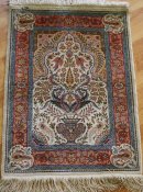 Herekesilke, silkcarpet, silkesmatta, rug, carpet, hantverk, silke, handicraft,